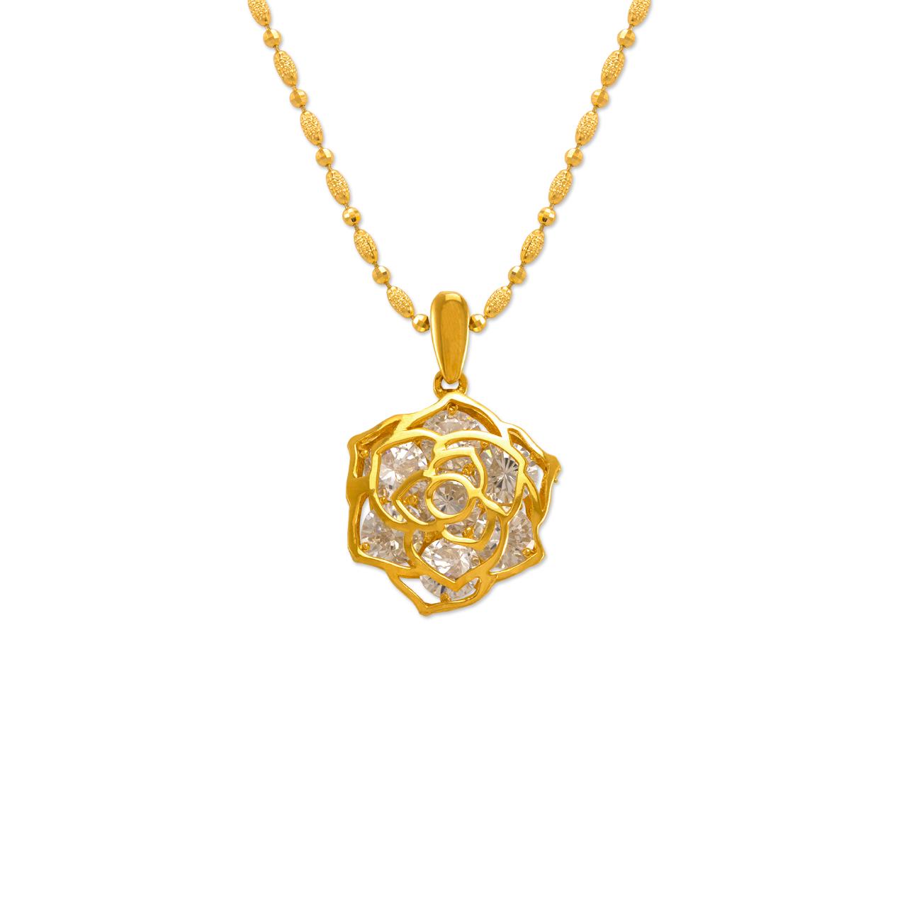 Ladies Fancy CZ Pendant