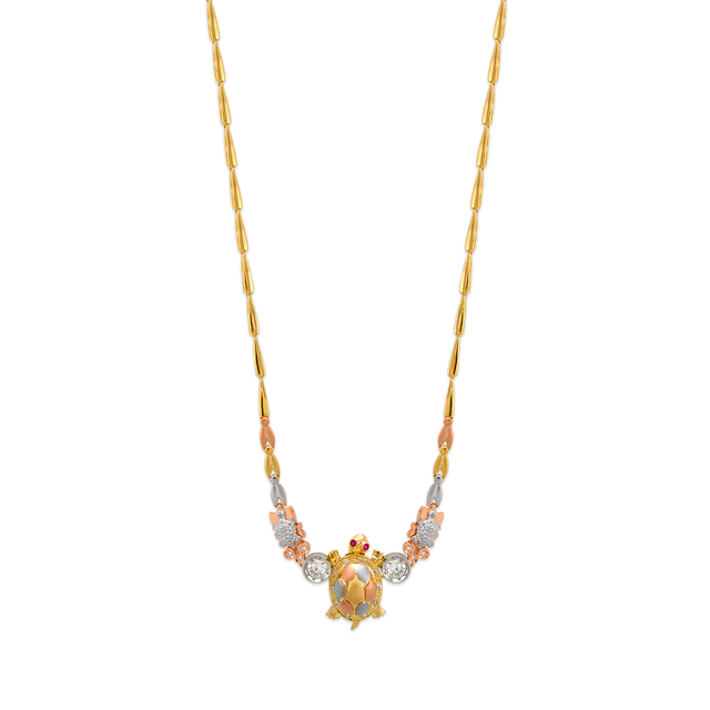 Turtle CZ Necklace