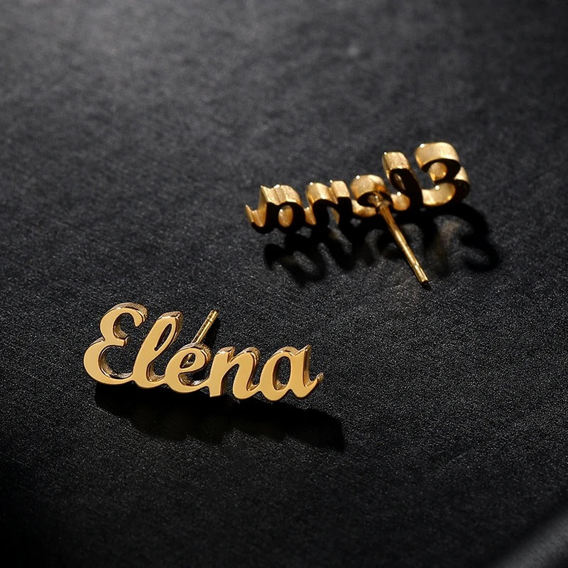 Custom Name Earrings